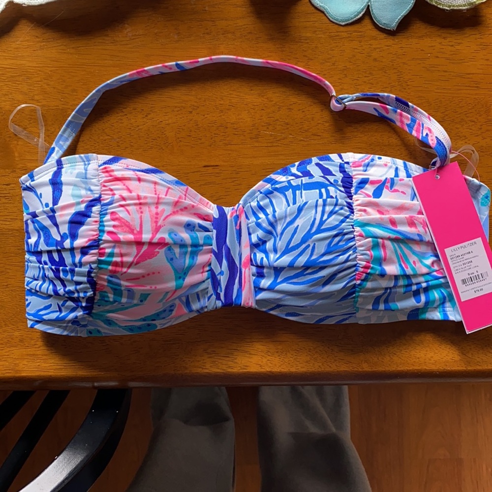 Lily Pulitzer Jessamine Shirred Bandeau. NWT
